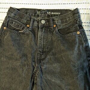 Boys/Teen Gap Black Baggy Jeans Size 10
